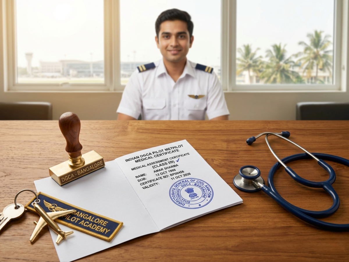 Pilot medical examination – Class 1 & Class 2 support in Bangalore